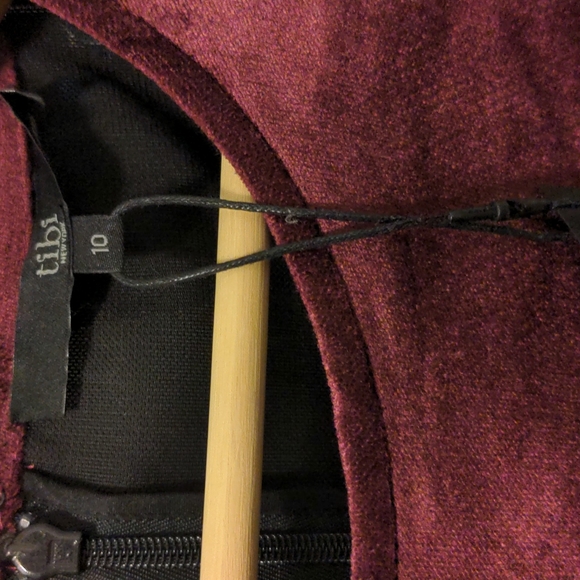 Tibi New York wine coloured party dress - NWT, size 10 - Picture 3 of 8